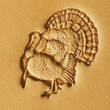 Leather Stamp Tool Turkey Stamps Stamping Carving Brass Tools Craft Punch #544