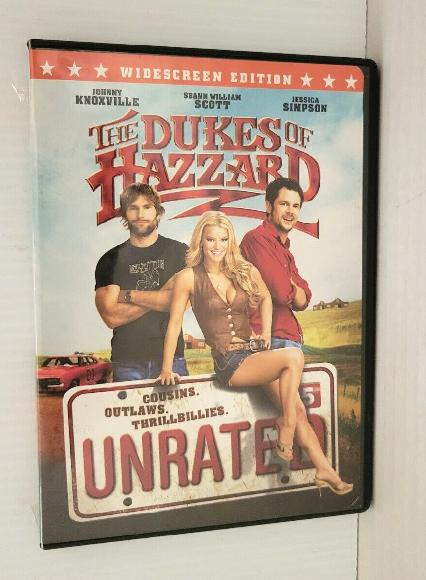 Dukes of Hazzard Unrated Widescreen DVD in Very Good Condition  