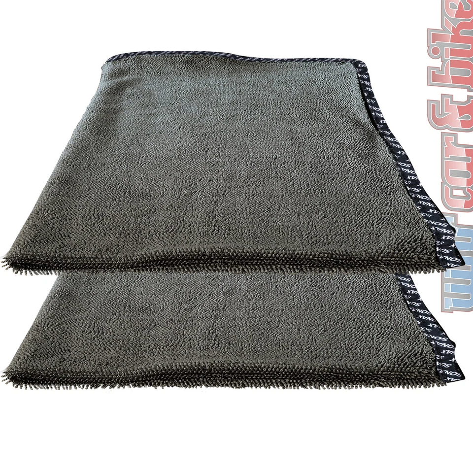 2x Sonax Microfaser Trockentuch Plus Mikrofasertuch 80x50cm 460GSM Autopflege