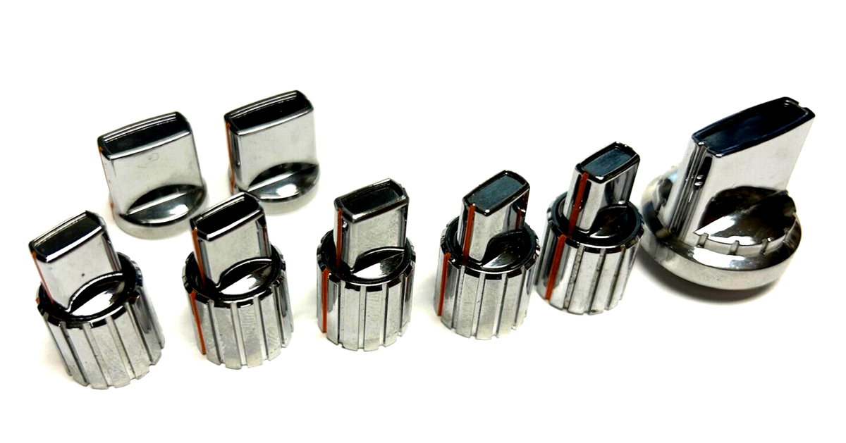 Knobs Galaxy DX-94HP NEW Factory OEM Chrome Knobs for Galaxy DX