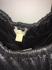 NWT Michael Kors off-the-shoulder metallic pleated top & pants SILVER Large XMAS — photo 6