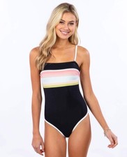 Rip Curl Beach Botanica Cheeky One Piece Swimsuit L9127 Women's Size S