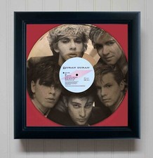 Duran Duran Gold Record Etched LP Shadowbox Display