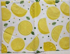 Peva Vinyl Tablecloth 52"x70" Oblong seats 4-6 people CITRUS FRUITS,LEMONS,BH