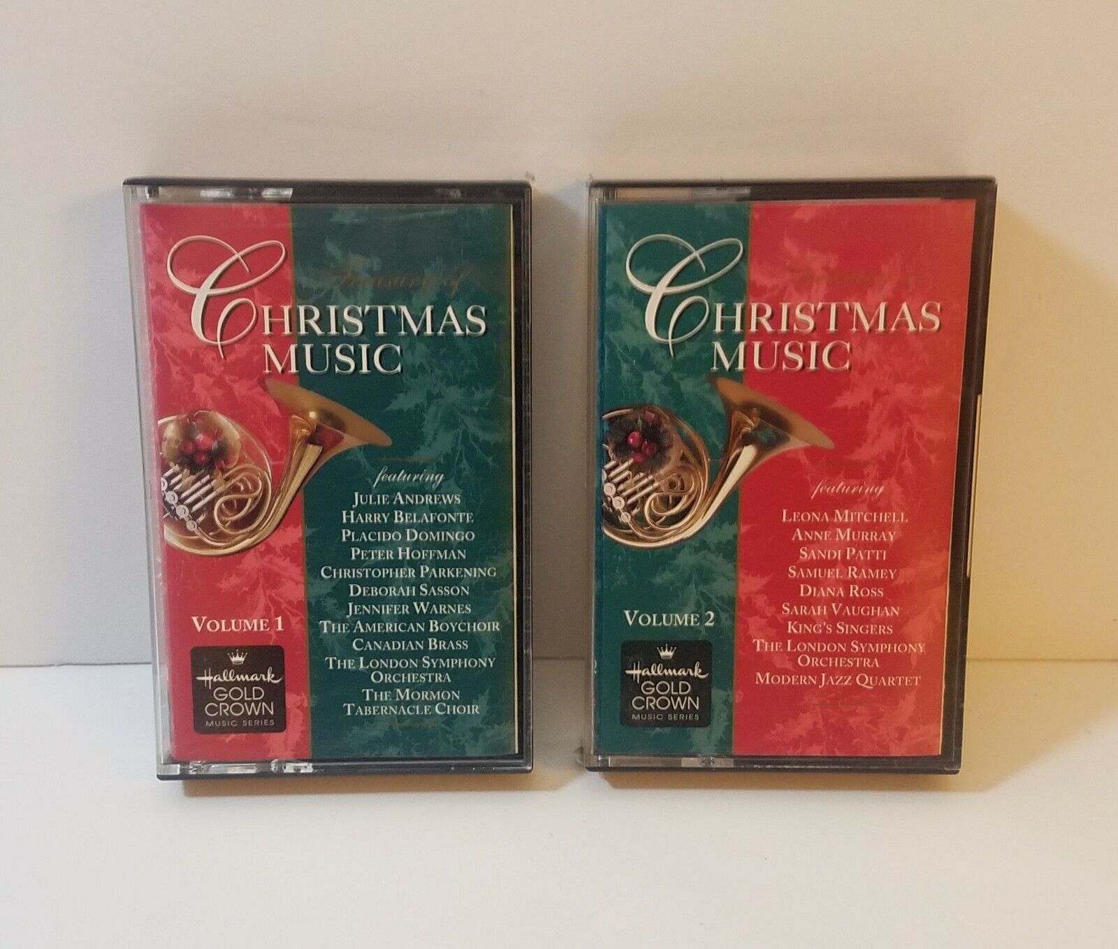 Treasury of Christmas Music Oakland Mall OFFer Volume Vol Hallmark 1 + 2 Cassette