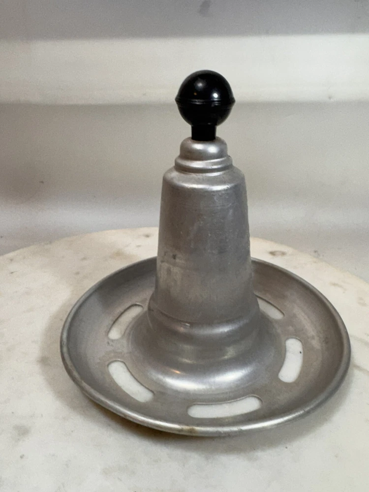 Vintage 1950s Whistling Egg Cooker Alarm Utensil Aluminum Kitchen Gadget Rare