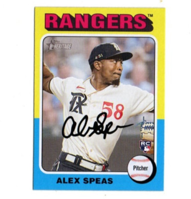 2024 Topps Heritage Alex Speas
