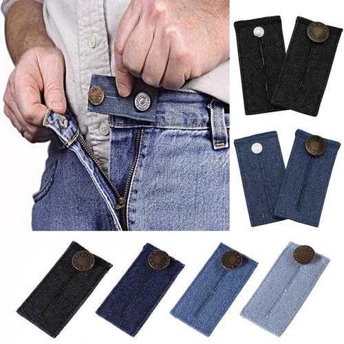 1-4Pcs Jeans Pants Extension Metal Buttons DIY Sewing Trousers Extender Button - Picture 4 of 23