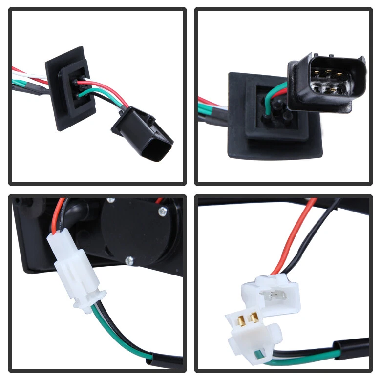 Luces traseras LED negras para Chrysler 300 2005 2006 2007 luces de freno izquierda+derecha Foto 4 de 4