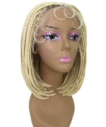 LUXLUXE Tiara gerade 12 Zoll lang 4X4 handgebundene Spitze geflochtene Perücke, BLB-0140 - Bild 85 von 128