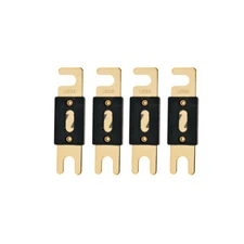 The Wires Zone High-Quality Gold Plated 500A Amp ANL Fuse (4 Pack)