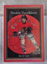 2023-24 Upper Deck Rookie Renditions David Gust #RR-9 (RC)(Red) 791/799