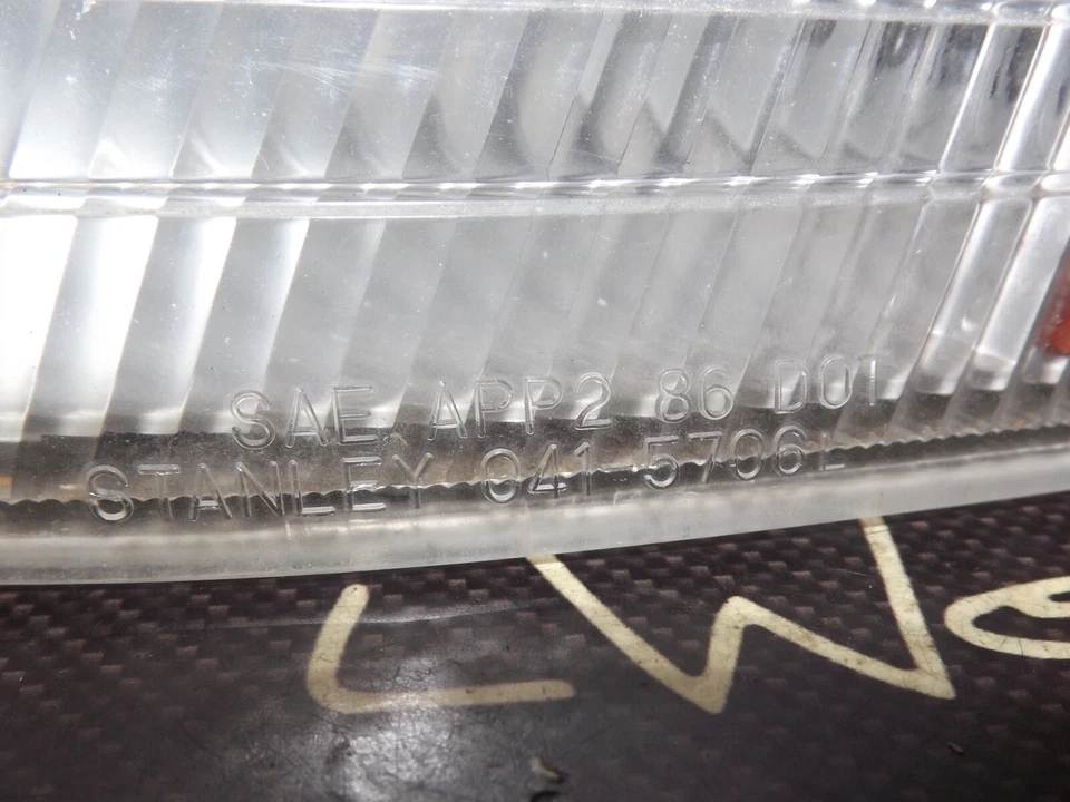 90-92 OEM Mitsubishi Eclipse esquina delantera/combinación luz lámpara conjunto FL CV Foto 3 de 4