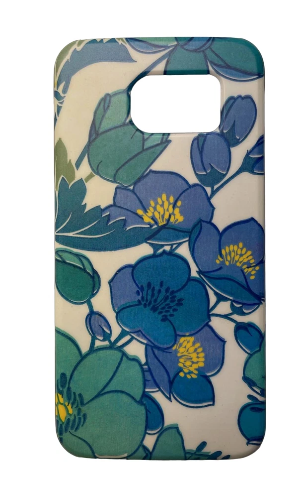 Funda Agent18 SlimShield Series para Samsung Galaxy S6 - Azul/Flores Verdesas Foto 2 de 4