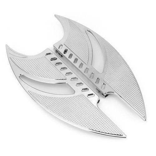 Tableros de piso de conductor cromados CNC para Harley Softail Deluxe FLSTN Electra Road Glide - Imagen 17 de 17