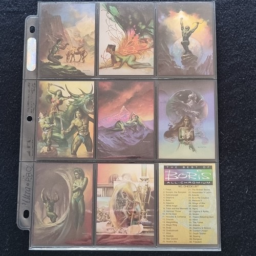 Best of Boris All-Chromium 90 card Base Set + C2, C4, promo, #9 HoloChrome 1994 - Picture 22 of 23