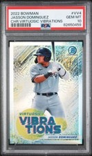 2022 Bowman - Virtuosic Vibrations #VV-4 Jasson Dominguez (RC) PSA 10