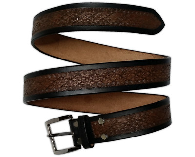painted leather belts