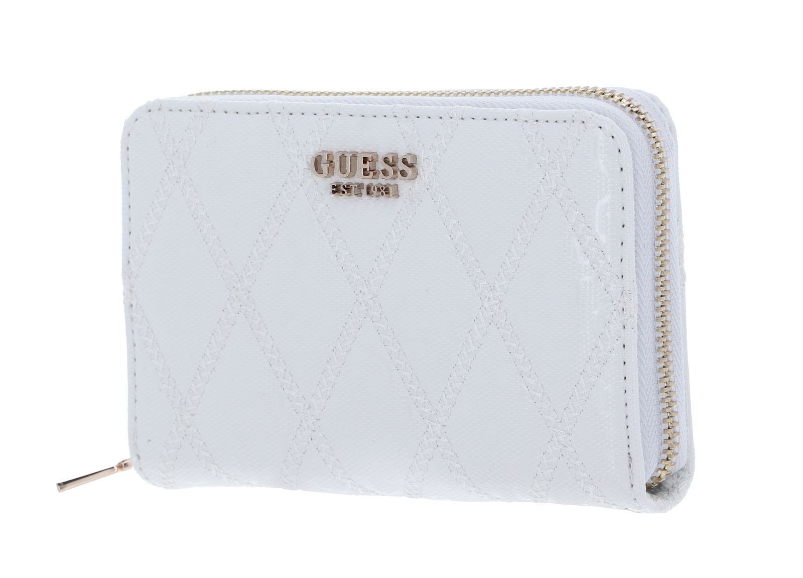 GUESS purse Adi SLG Zip Around Wallet M White