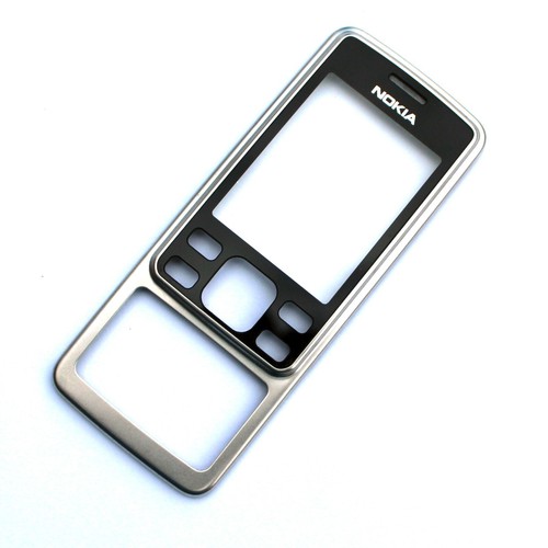 100% Original Nokia 6300 Front Faszie Gehäuse + Display Objektiv Glas Silber 6300c Gr C - Bild 3 von 4