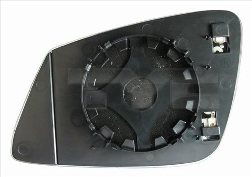 Right TYC 303-0121-1 Mirror Glass, outside mirror for BMW