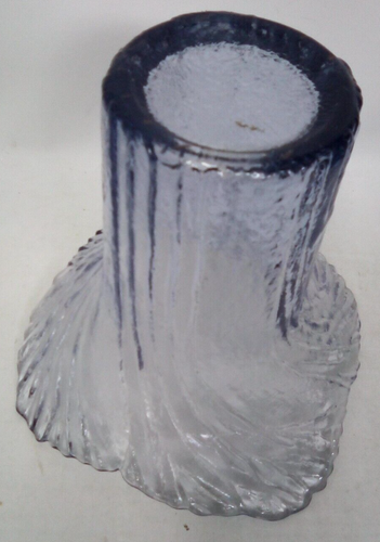 RARE Vintage Viking Windswept Lavender Lilac Teaberry Swung Vase 6.25" x 7.5" - Picture 3 of 3