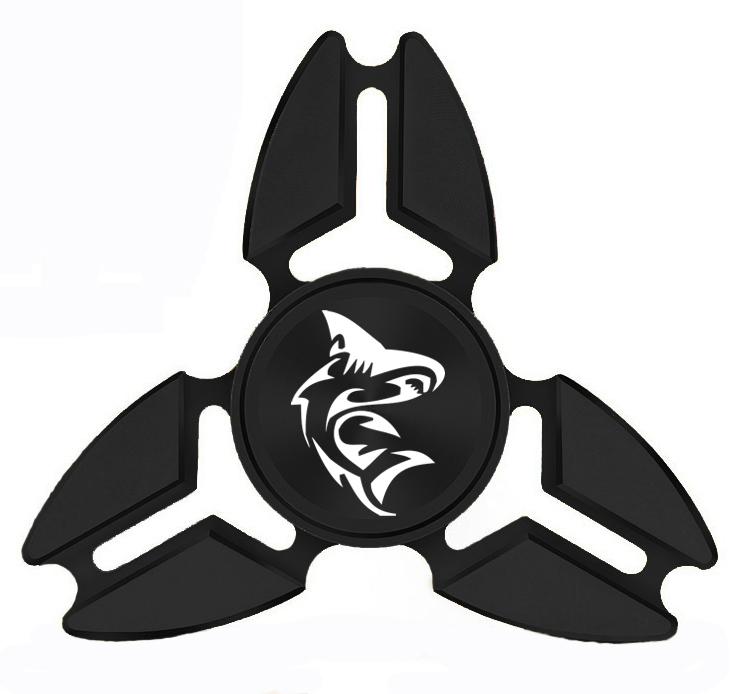 MAGIC SHARK × MIXmart handspinner Fidget Spinner Tri-Spinner Aluminum Metal Shark | eBay