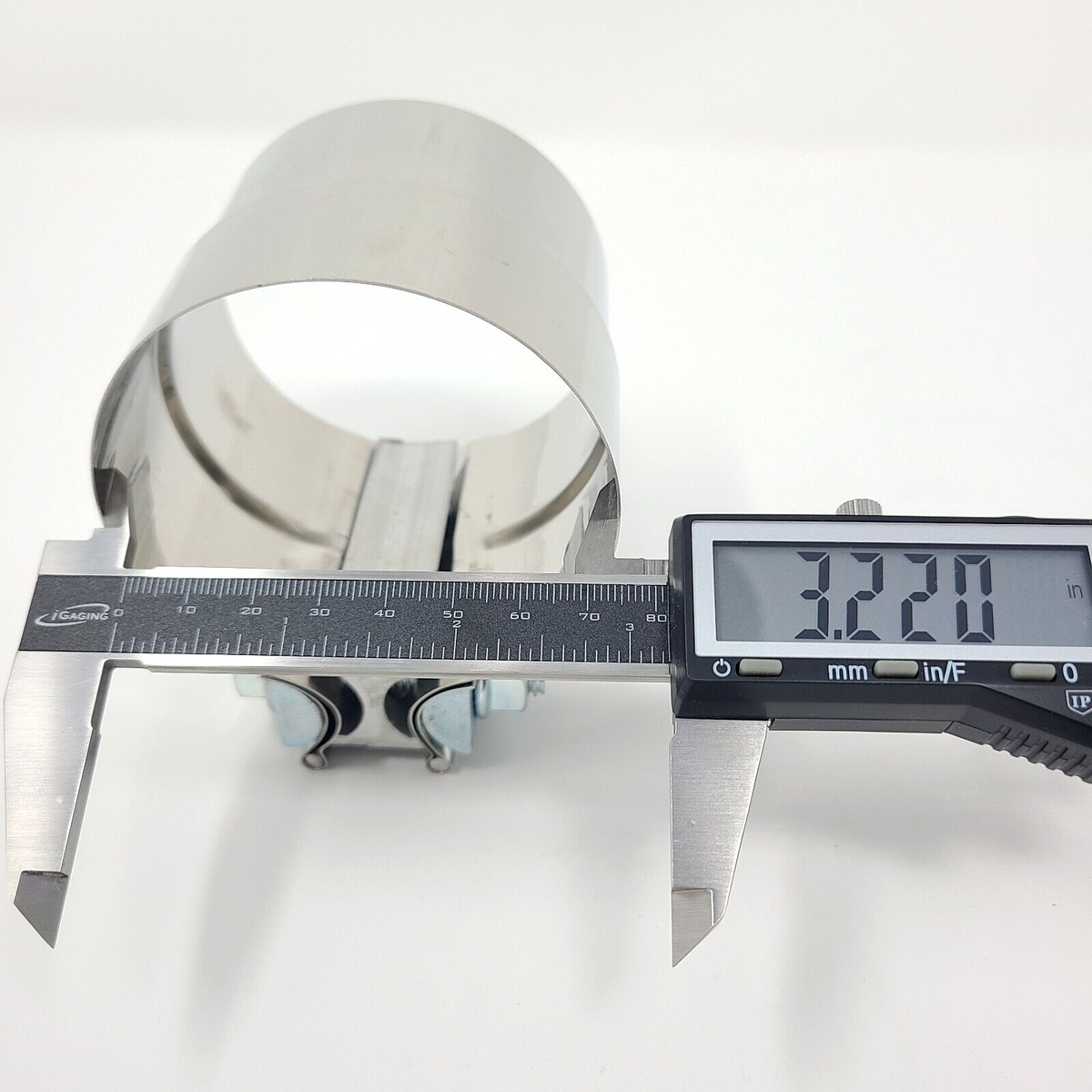 Exhaust Clamp Sleeve Coupler 4 Butt Joint Band Stainless Steel T-304