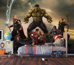 Wall Mural Photo Wallpaper Avengers Street Rage Marvel Hero Series Black Widow Ebay