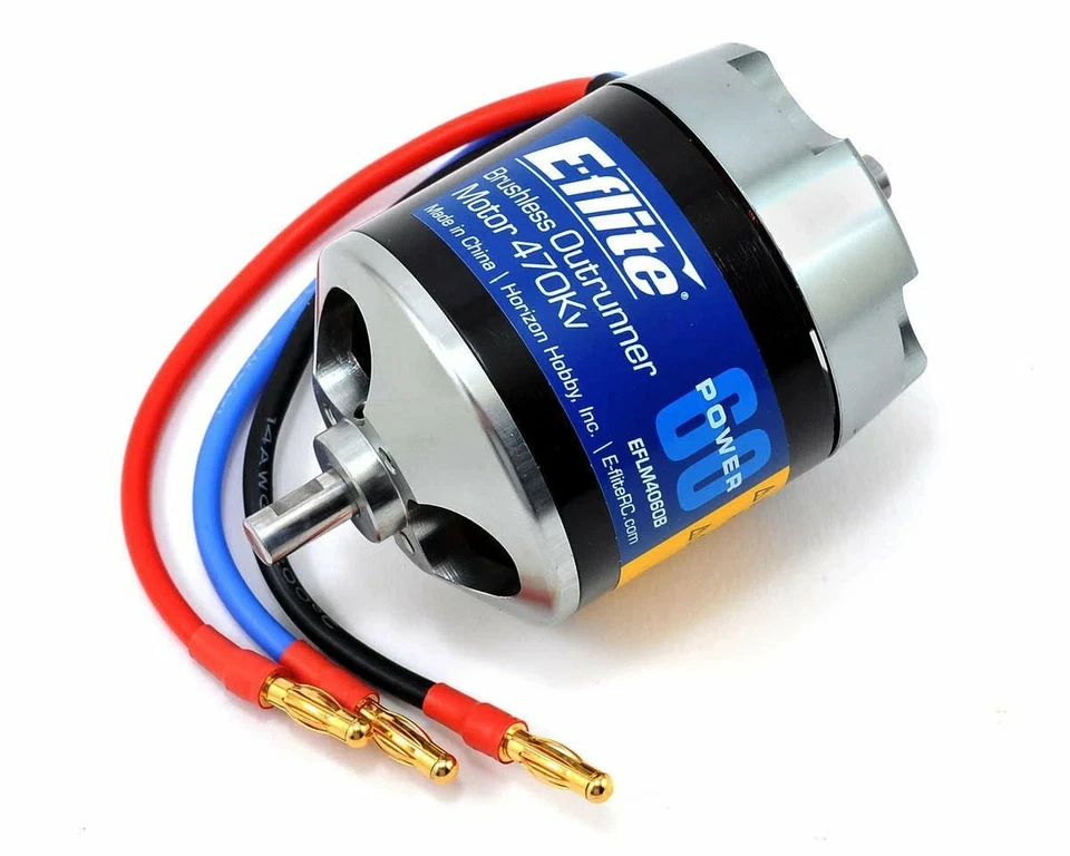 Eflite E-Flite Power 60 Brushless Outrunner RC Airplane Motor 470Kv EFLM4060B - Image 4 of 4