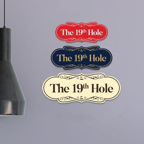Signs ByLITA Designer The 19th Hole Wall or Door Sign - Picture 4 of 64