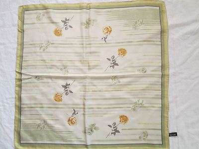 -Superbe Foulard GIADA 100% Seide TBEG Vintage Scarf 