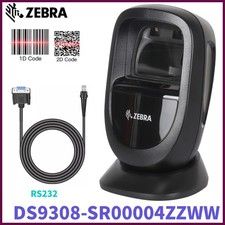 Zebra DS9308-SR00004ZZWW Desktop Hands-free 1D/2D Barcode Scanner w RS232 Cable