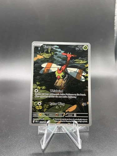 Pokémon TCG Yanma 183/182 SV10: Destined Rivals Illustration Rare Holo 70 HP Eng
