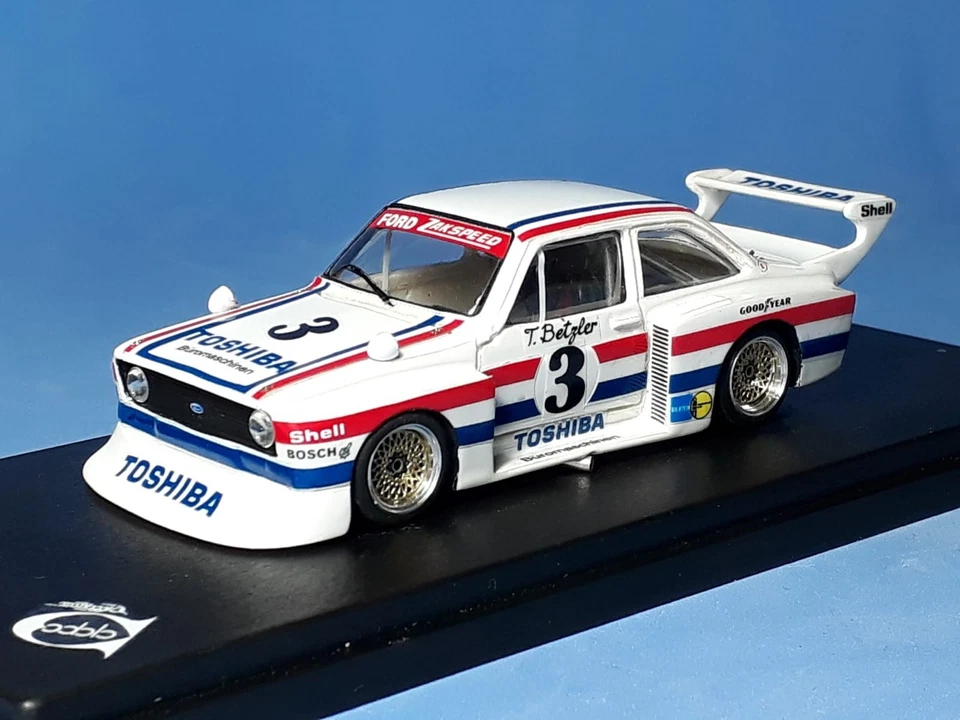 1-43 Ford Escort II RS 1800 TOSHIBA DRM'77 Zolder #3 resin kit Remember - Immagine 2 di 4