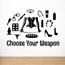 Adesivi Murali Sexy Bondage Donna Vinile Adesivi Uomo Caverna Dungeon Art Decor