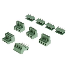 PCB Screw Terminal Block, 5 Pieces, 5.08 Mm, four pin