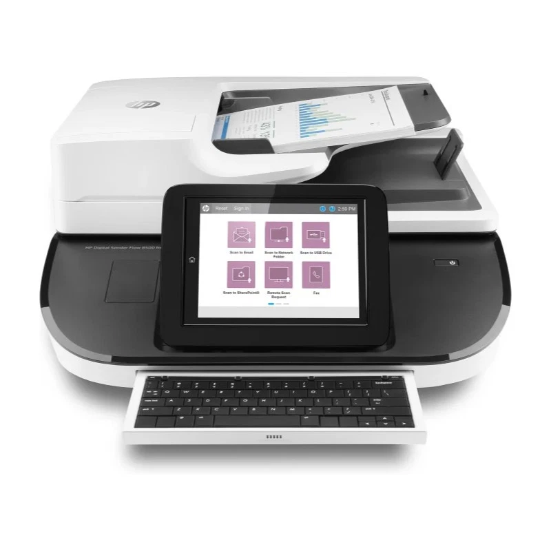 HP Digital Sender Flow 8500 fn2 Dokumentenscanner mit 1.481 Seiten gescannt - Bild 2 von 3