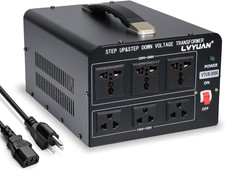 3000 Watt Voltage Converter Transformer Heavy Duty Step Up/Down AC 110V/120V/220