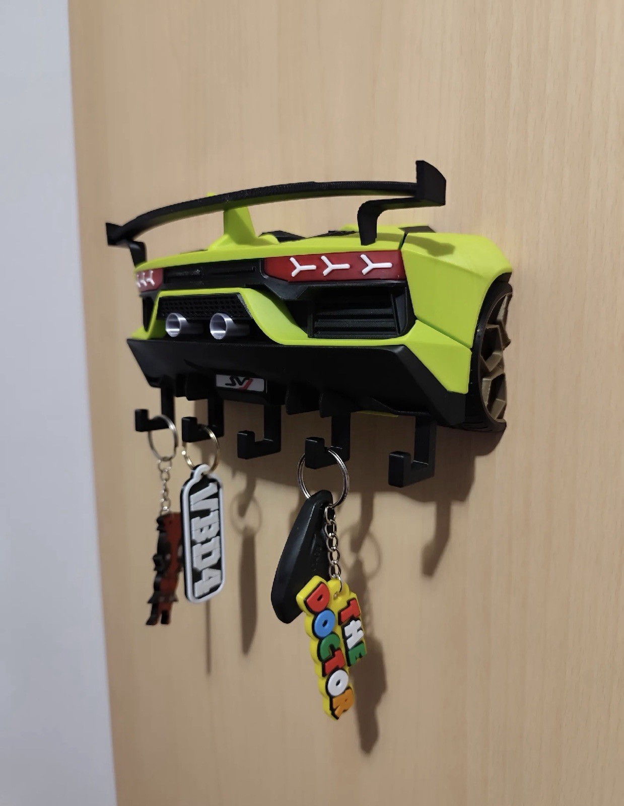 Lamborghini Aventador SVJ Wall Mounted Key Hanger Key Holder