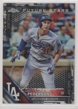 2016 Topps Chrome Future Stars Black Refractor Joc Pederson #58 pd6