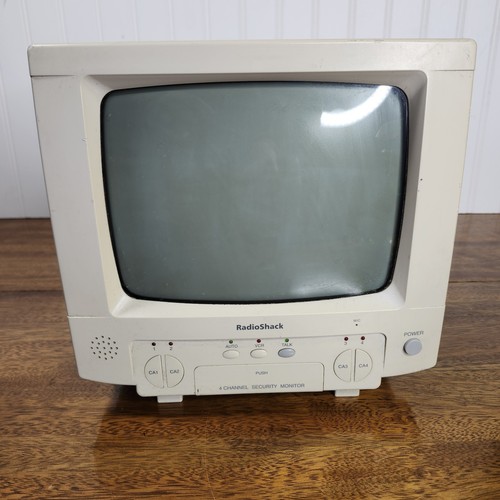 Vtg Radio Shack 4-Channel Security Monitor