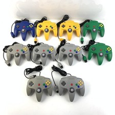 Lot de 10 manettes Nintendo 64 multicolores en l'état du Japon 8527 UT