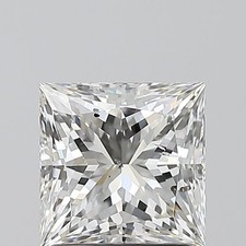1.50 Carat Cert. GIA Princess Natural Mined Diamond Loose I color SI2 clarity 3540.20 per carat