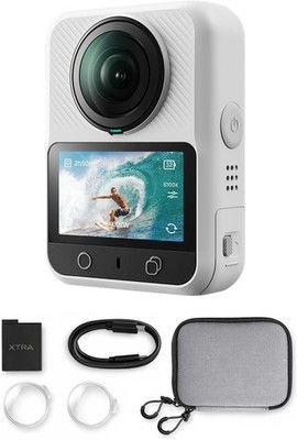 Xtra Sphra360 Action Camera-105GB,8K Volgging Cameras,Panoramic Video,Waterproof
