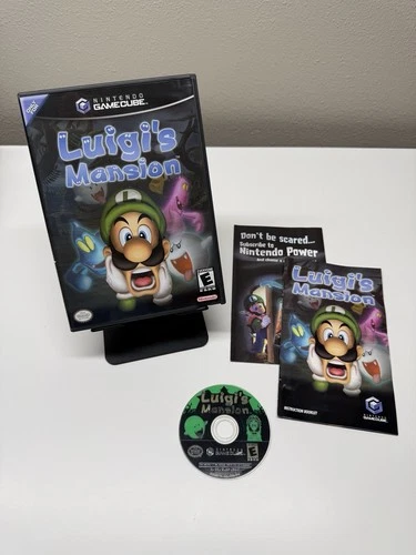 Luigi's Mansion (Nintendo GameCube, 2003) Complete CIB + Pristine CD + Warranty!