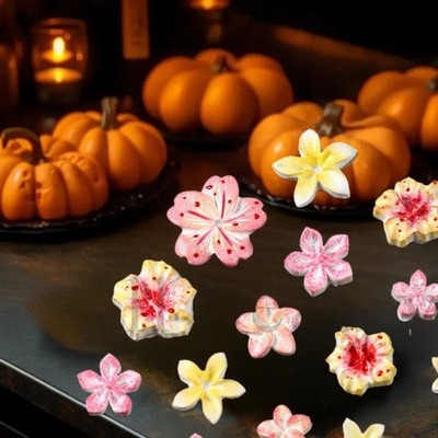 Flower Nail Art Silicone Mold Plumeria Frangipani Designs Hibiscus Carving Mold