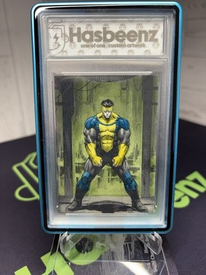 2026 Hasbeenz Absolute Batman Homage Invincible 1/1 Encased Acrylic Sketch