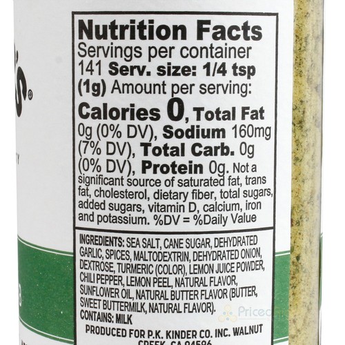 Kinder's Buttery Garlic & Herb Handcrafted Premium Dry Seasoning No MSG 5 Oz - Picture 4 of 6