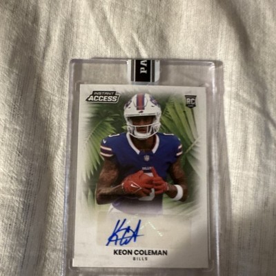 Panini 2024 Instant Access Autograph Keon Coleman Jungle /25 Rookie IA-9 Bills